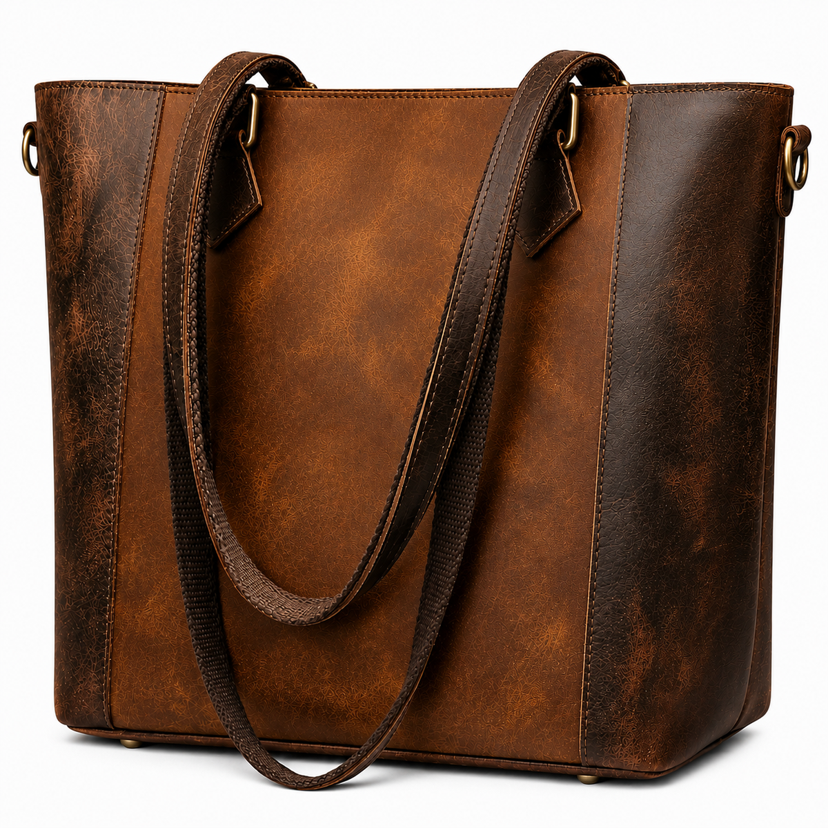 Wild Mount West full-grain leather tote bag