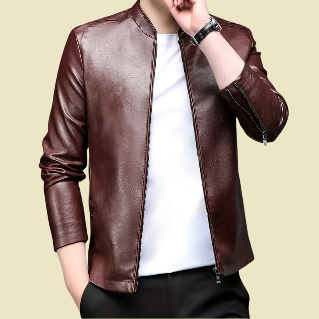 The Lawson | Classic Burgundy Rider Jacket