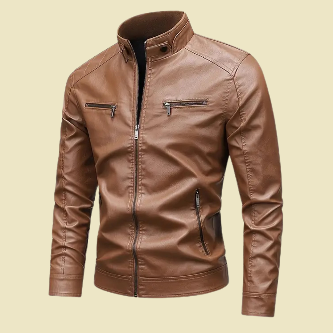 The Dakota | Frontier Brown Leather Jacket