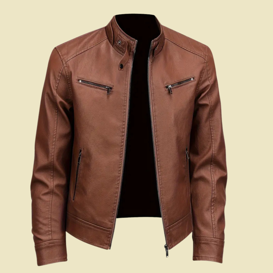 The Dakota | Frontier Brown Leather Jacket