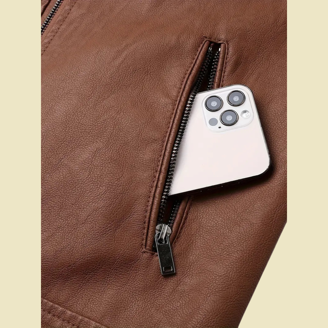 The Dakota | Frontier Brown Leather Jacket