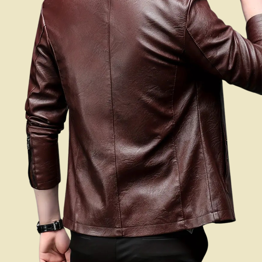 The Lawson | Classic Burgundy Rider Jacket