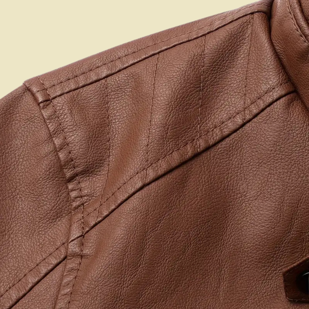The Dakota | Frontier Brown Leather Jacket