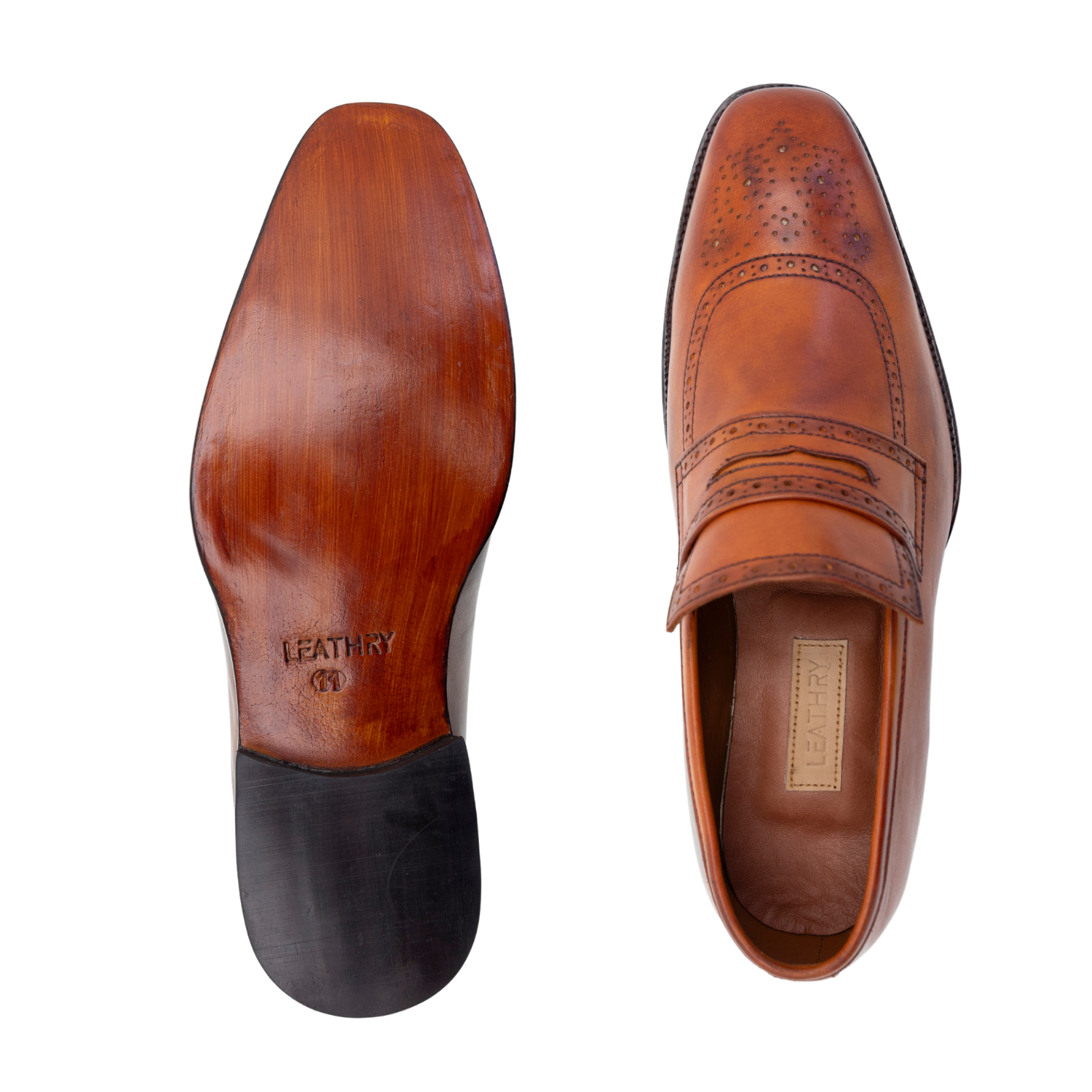 The Blake | Brown Penny Loafers