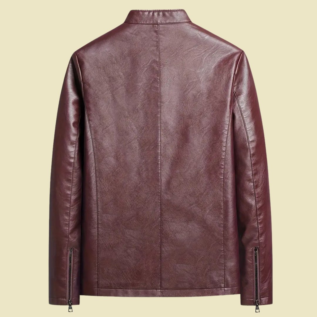 The Lawson | Classic Burgundy Rider Jacket