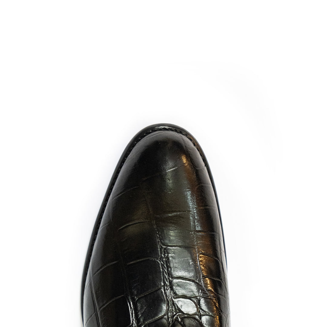 Arthur Western Black Leather Boot