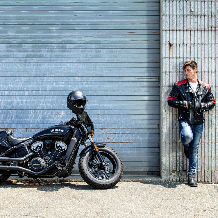 The Colt | Black Moto Leather Jacket