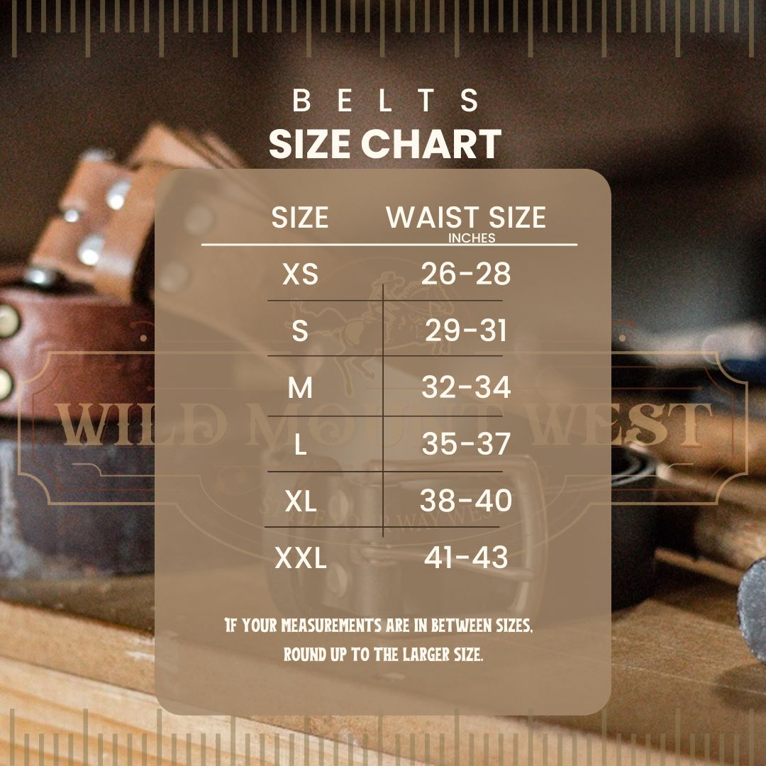 The Prairie Pioneer Belt | Cowboy Belt