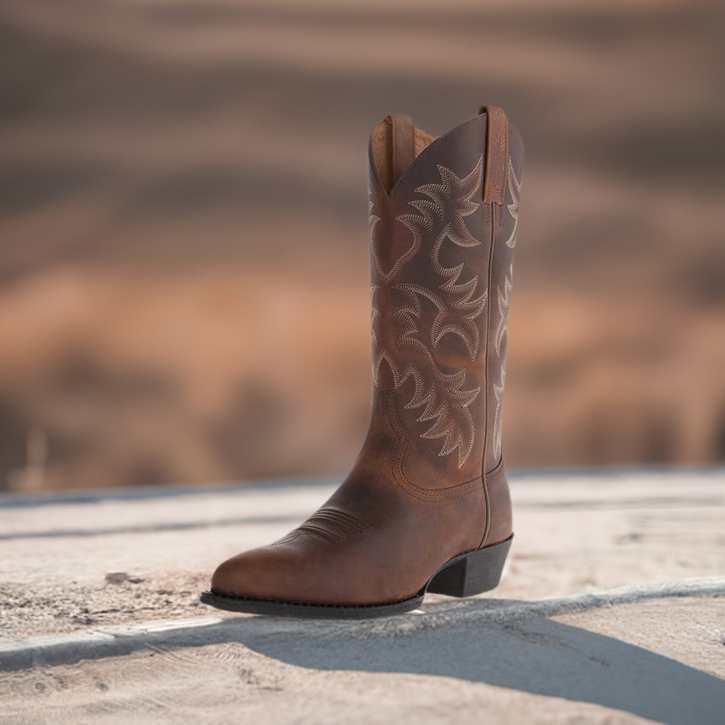 Buren Western Leather Boot