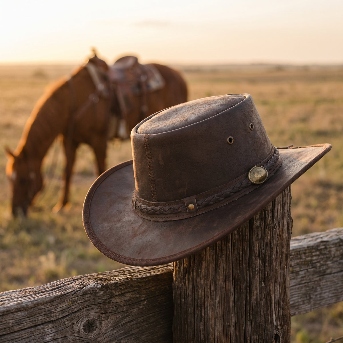 The Trailblazer by Wild Mount West, styled in Texas