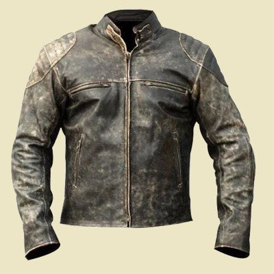 The Alonzo | Rugged Leather Jacket