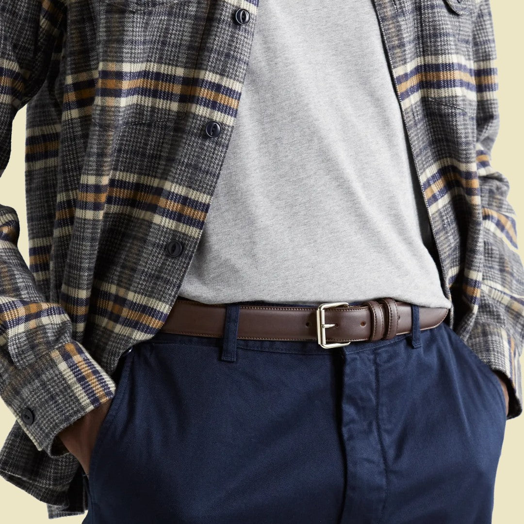 The Cedar Calfskin Leather Belt