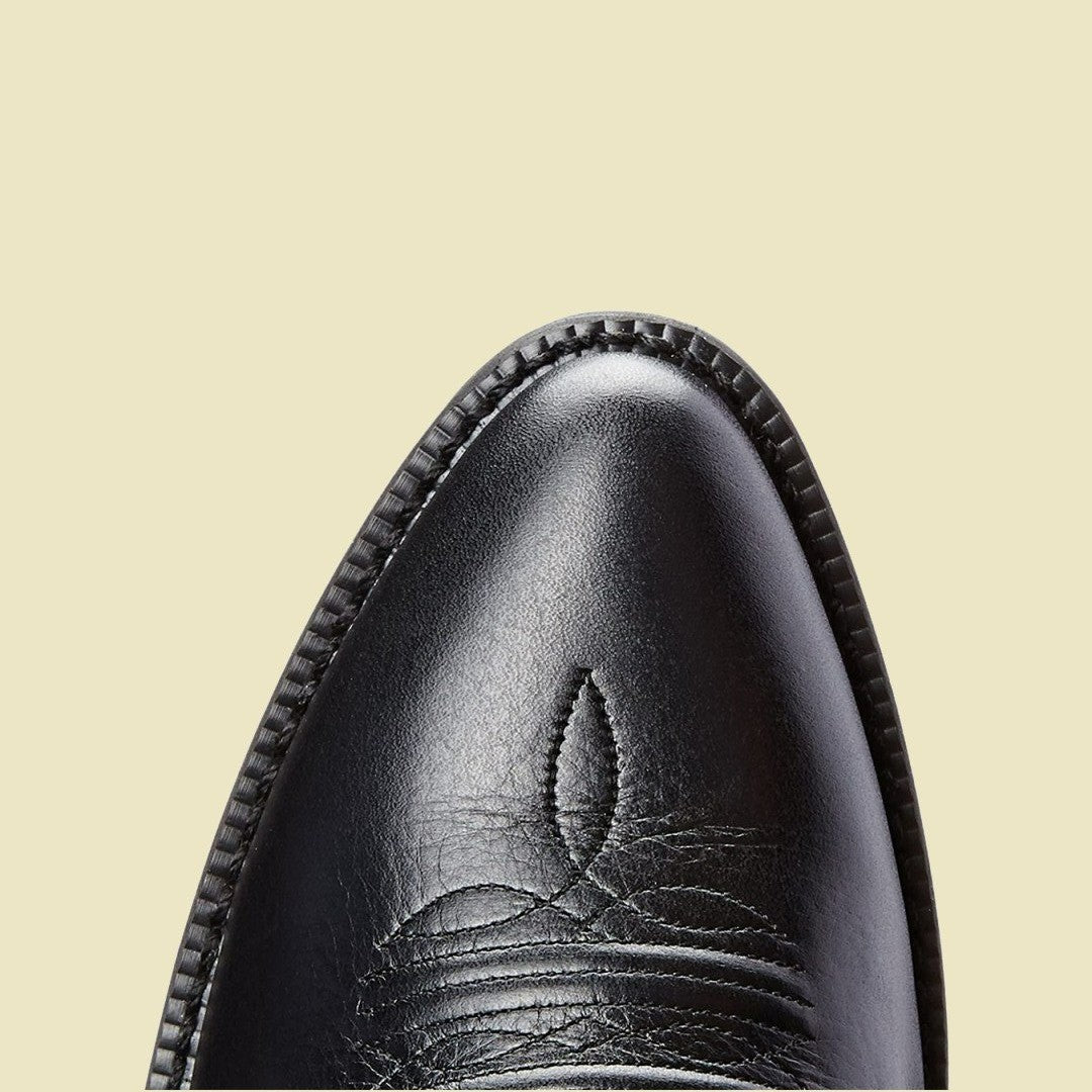 Roosevelt Black Leather Western Boot