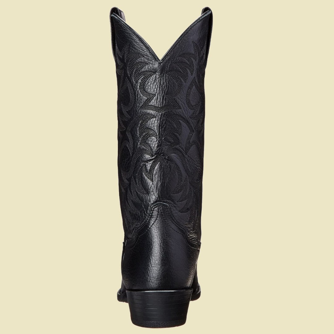 Roosevelt Black Leather Western Boot