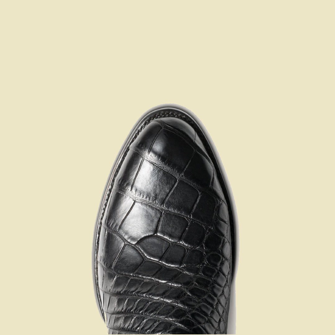 Arthur Western Black Leather Boot