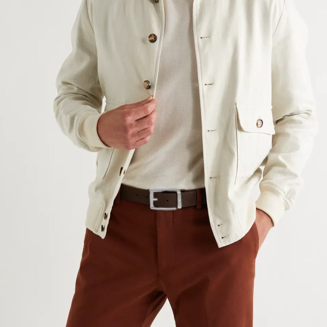 The Ralph Suede Leather Belt