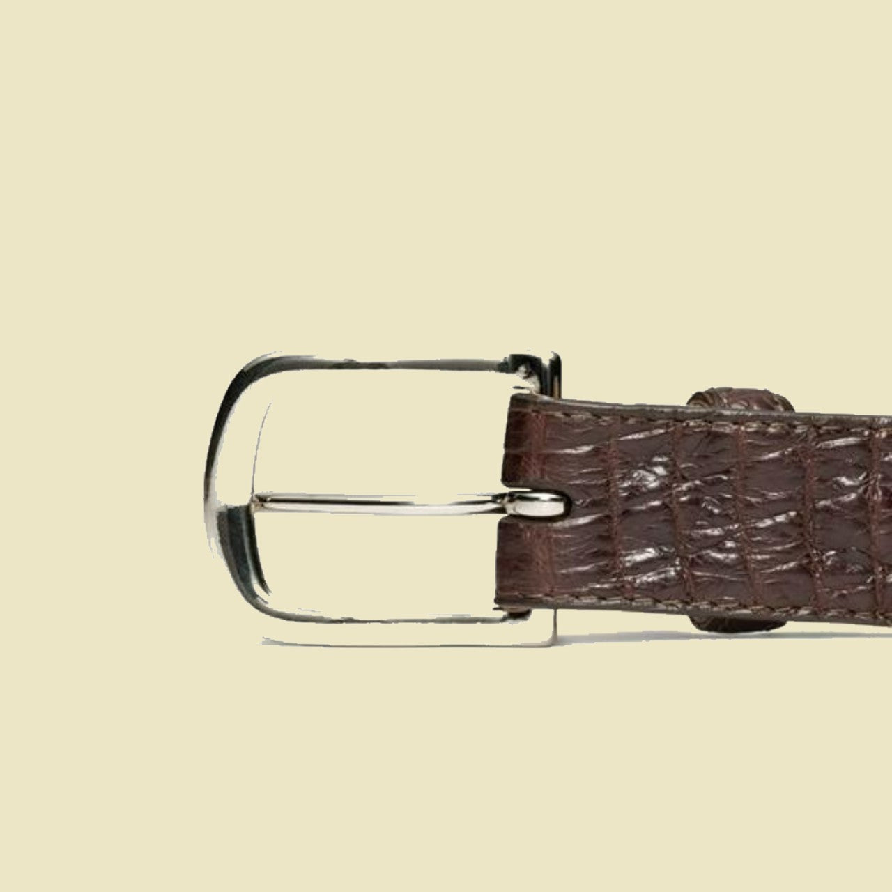 The Marvin Mahogany Leather Belt