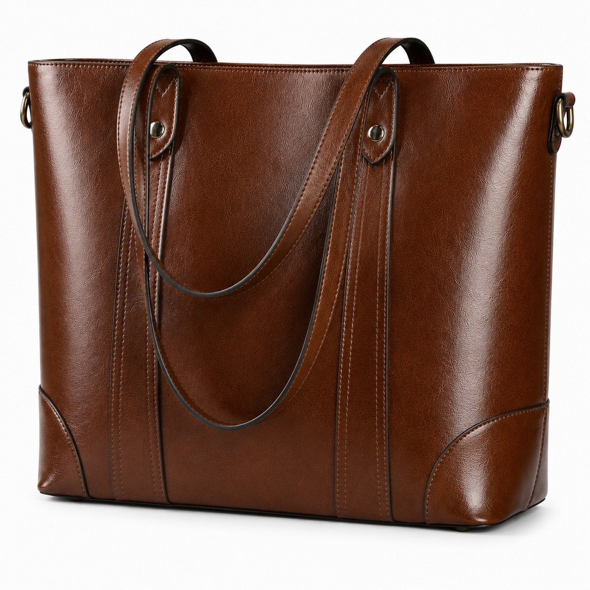 Wild Mount West brown leather tote bag