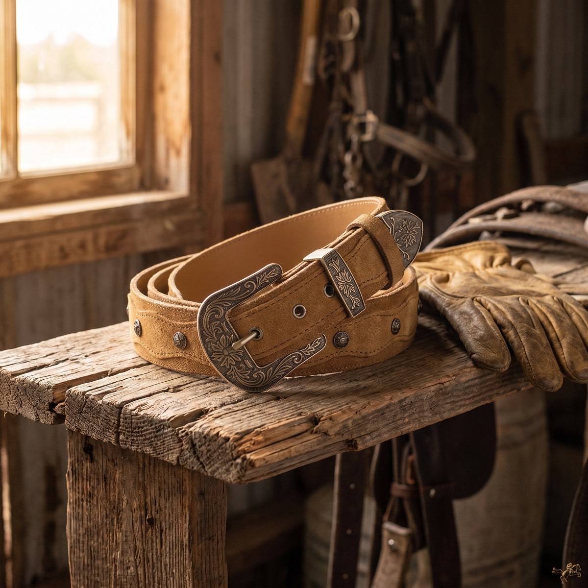 The Prairie Pioneer Belt by Wild Mount West, heritage still life