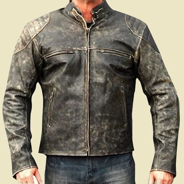 The Alonzo | Rugged Leather Jacket