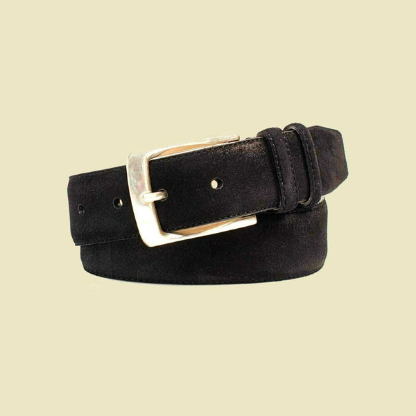 Holden Suede Black Leather Belt