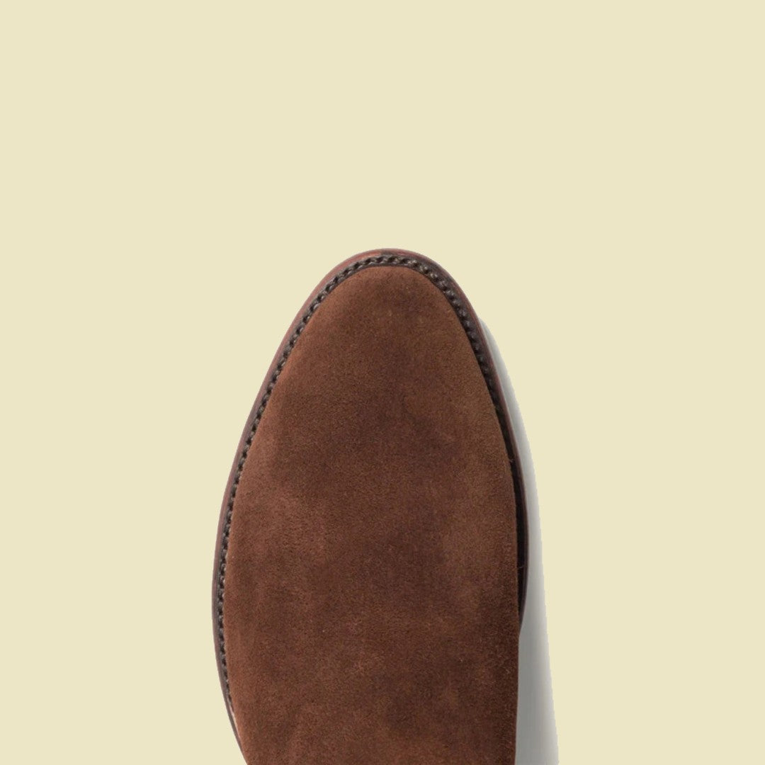 Jackson Suede Leather Brown Western Boot