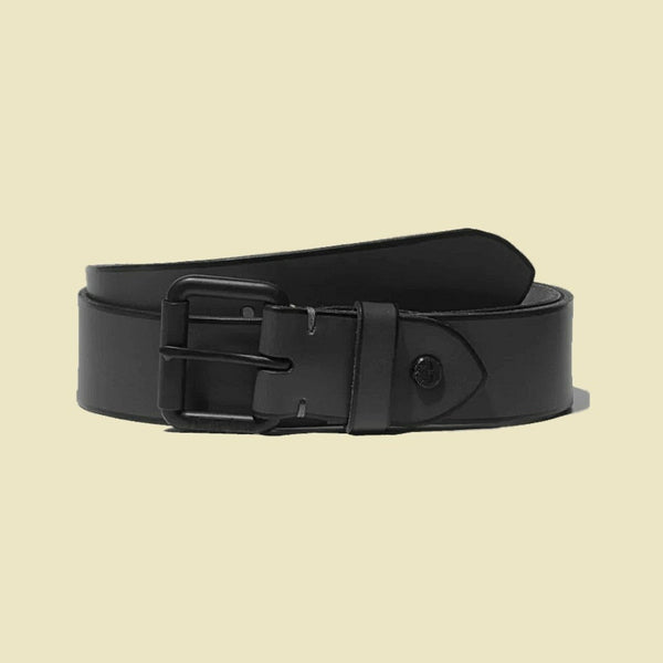 The Renuo Black Calfskin Leather Belt